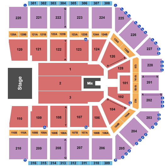 Van Andel Arena Journey Seating Chart
